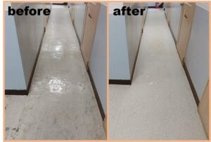 脱ワックス（共用部清掃のソラダム）